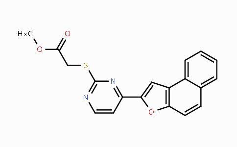 CAS No. 866144-48-1, Methyl 2-[(4-naphtho[2,1-b]furan-2-yl-2-pyrimidinyl)sulfanyl]acetate