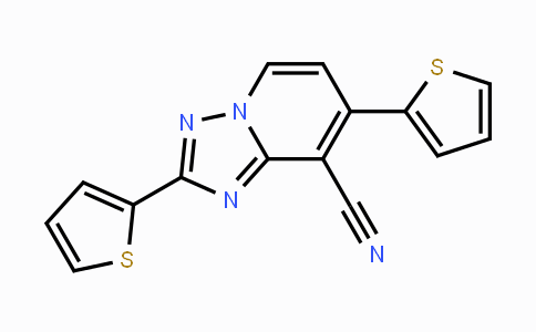 CAS No. 866144-66-3, 2,7-Di(2-thienyl)[1,2,4]triazolo[1,5-a]pyridine-8-carbonitrile