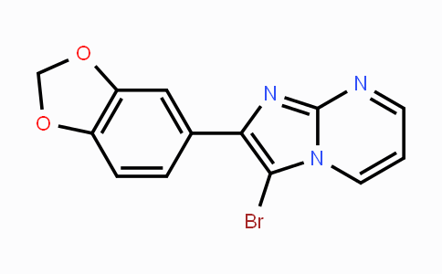 CAS No. 866145-38-2, 2-(1,3-Benzodioxol-5-yl)-3-bromoimidazo[1,2-a]pyrimidine