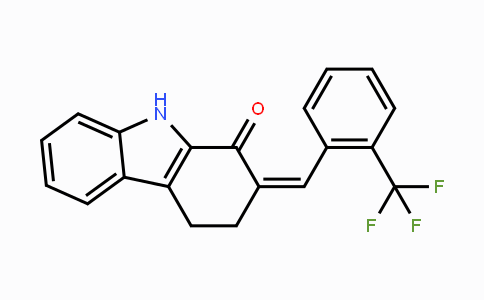 CAS No. 866149-09-9, 2-{(Z)-[2-(Trifluoromethyl)phenyl]methylidene}-4,9-dihydro-1H-carbazol-1(3H)-one