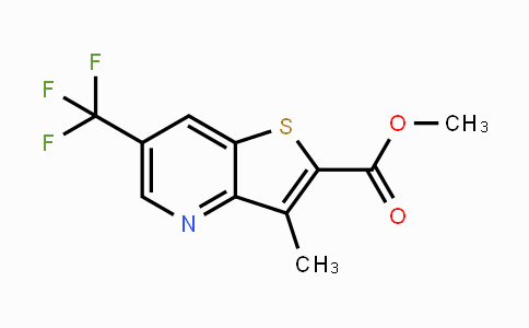CAS No. 882748-12-1, Methyl 3-methyl-6-(trifluoromethyl)thieno[3,2-b]pyridine-2-carboxylate