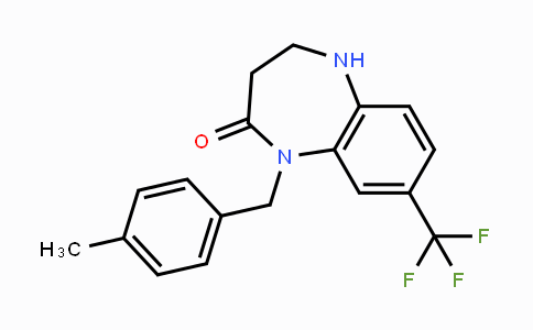 CAS No. 866149-49-7, 1-(4-Methylbenzyl)-8-(trifluoromethyl)-1,3,4,5-tetrahydro-2H-1,5-benzodiazepin-2-one