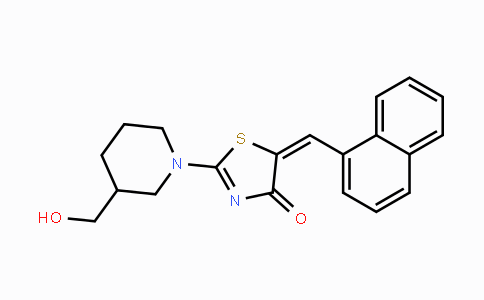 CAS No. 866149-74-8, 2-[3-(Hydroxymethyl)piperidino]-5-[(E)-1-naphthylmethylidene]-1,3-thiazol-4(5H)-one