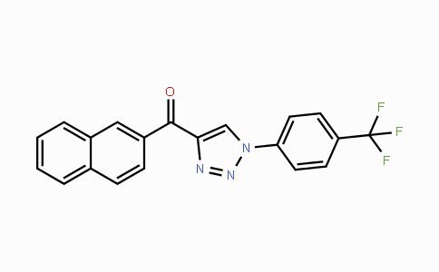CAS No. 866149-78-2, 2-Naphthyl{1-[4-(trifluoromethyl)phenyl]-1H-1,2,3-triazol-4-yl}methanone
