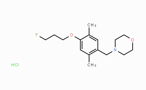 CAS No. 1052546-72-1, 4-[4-(3-Fluoropropoxy)-2,5-dimethylbenzyl]morpholine hydrochloride