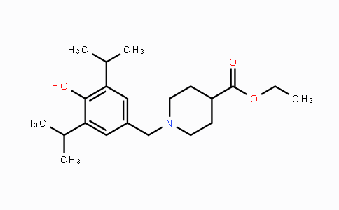 CAS No. 347381-88-8, Ethyl 1-(4-hydroxy-3,5-diisopropylbenzyl)-4-piperidinecarboxylate