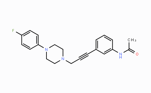 CAS No. 900015-38-5, N-(3-{3-[4-(4-Fluorophenyl)piperazino]-1-propynyl}phenyl)acetamide
