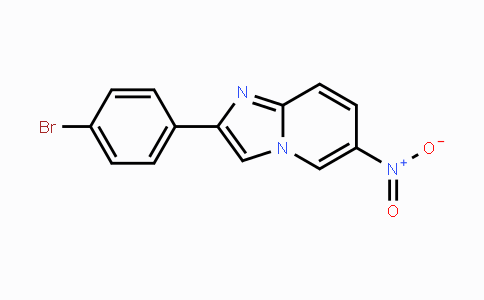 CAS No. 118000-56-9, 2-(4-Bromophenyl)-6-nitroimidazo[1,2-a]pyridine
