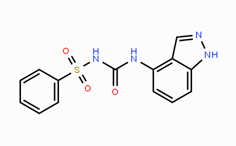 CAS No. 882748-22-3, 4-({[(Phenylsulfonyl)amino]carbonyl}amino)-1H-indazole