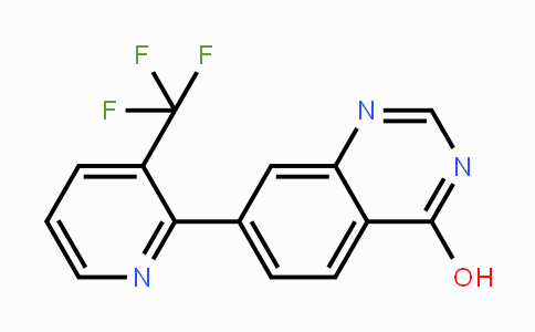 CAS No. 573675-81-7, 7-[3-(Trifluoromethyl)-2-pyridinyl]-4-quinazolinol