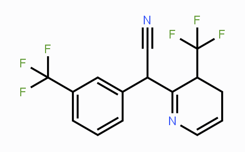 CAS No. 1797724-24-3, 2-[3-(Trifluoromethyl)-3,4-dihydropyridin-2-yl]-2-[3-(trifluoromethyl)phenyl]acetonitrile