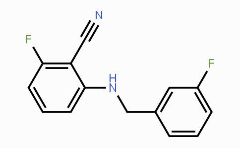 CAS No. 1153511-93-3, 2-Fluoro-6-[(3-fluorobenzyl)amino]benzenecarbonitrile