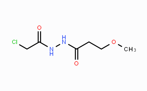 CAS No. 1263386-31-7, 2-Chloro-N'-(3-methoxypropanoyl)acetohydrazide