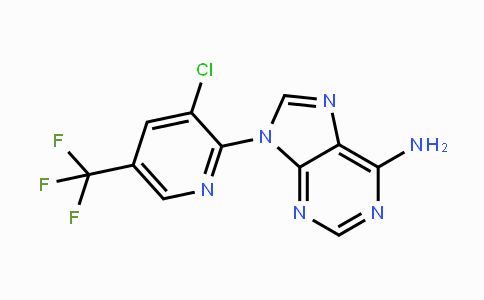 CAS No. 1354448-73-9, 9-[3-Chloro-5-(trifluoromethyl)pyridin-2-yl]-9H-purin-6-amine