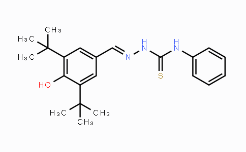 CAS No. 156605-69-5, 3-[(E)-[(3,5-Di-tert-butyl-4-hydroxyphenyl)methylidene]amino]-1-phenylthiourea