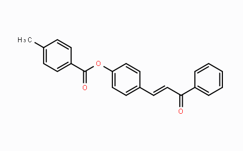 CAS No. 111965-04-9, 4-(3-Oxo-3-phenyl-1-propenyl)phenyl 4-methylbenzenecarboxylate