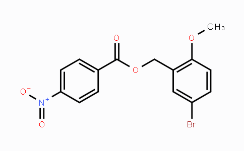 CAS No. 331459-95-1, 5-Bromo-2-methoxybenzyl 4-nitrobenzenecarboxylate