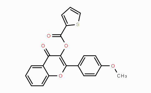 CAS No. 331460-15-2, 2-(4-Methoxyphenyl)-4-oxo-4H-chromen-3-yl 2-thiophenecarboxylate