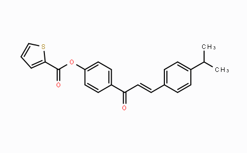 CAS No. 306730-06-3, 4-[3-(4-Isopropylphenyl)acryloyl]phenyl 2-thiophenecarboxylate