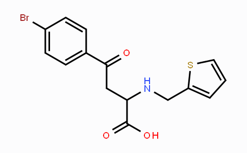CAS No. 1031281-07-8, 4-(4-Bromophenyl)-4-oxo-2-[(2-thienylmethyl)amino]butanoic acid