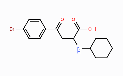 CAS No. 1031263-33-8, 4-(4-Bromophenyl)-2-(cyclohexylamino)-4-oxobutanoic acid