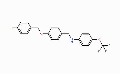 CAS No. 306730-31-4, N-{4-[(4-Fluorobenzyl)oxy]benzyl}-4-(trifluoromethoxy)aniline