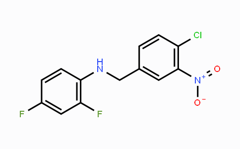 CAS No. 306731-94-2, N-(4-Chloro-3-nitrobenzyl)-2,4-difluoroaniline