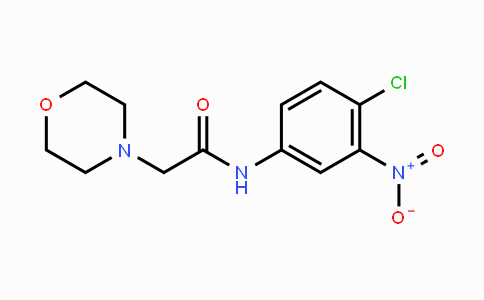CAS No. 306732-03-6, N-(4-Chloro-3-nitrophenyl)-2-morpholinoacetamide