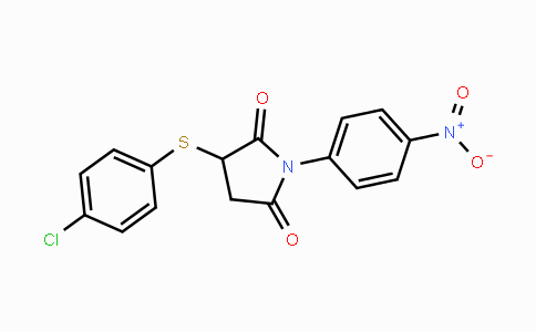 CAS No. 306732-18-3, 3-[(4-Chlorophenyl)sulfanyl]-1-(4-nitrophenyl)dihydro-1H-pyrrole-2,5-dione