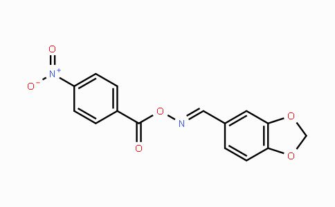 CAS No. 306732-20-7, 5-({[(4-Nitrobenzoyl)oxy]imino}methyl)-1,3-benzodioxole