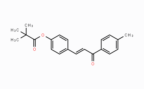 CAS No. 331460-43-6, 4-[3-(4-Methylphenyl)-3-oxo-1-propenyl]phenyl pivalate