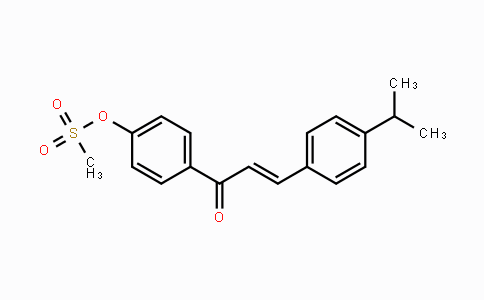 CAS No. 331460-73-2, 4-[3-(4-Isopropylphenyl)acryloyl]phenyl methanesulfonate