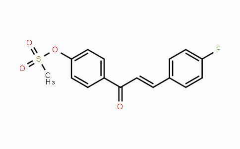 CAS No. 331460-76-5, 4-[3-(4-Fluorophenyl)acryloyl]phenyl methanesulfonate