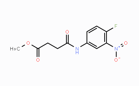 CAS No. 331461-03-1, Methyl 4-(4-fluoro-3-nitroanilino)-4-oxobutanoate