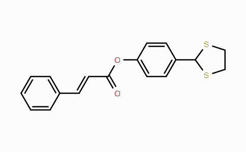 CAS No. 331461-09-7, 4-(1,3-Dithiolan-2-yl)phenyl 3-phenylacrylate