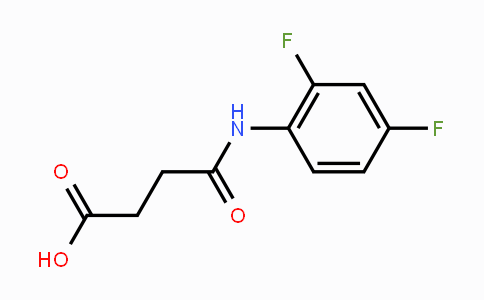 CAS No. 193952-12-4, 4-(2,4-Difluoroanilino)-4-oxobutanoic acid