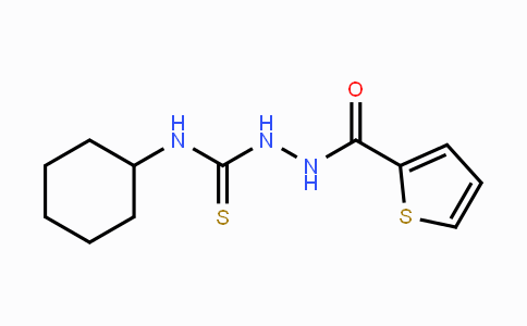 CAS No. 331461-23-5, N-Cyclohexyl-2-(2-thienylcarbonyl)-1-hydrazinecarbothioamide
