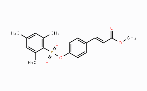 CAS No. 331461-51-9, Methyl 3-{4-[(mesitylsulfonyl)oxy]phenyl}acrylate