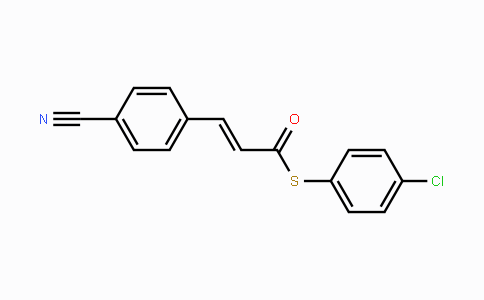 MC120637 | 331461-60-0 | S-(4-Chlorophenyl) 3-(4-cyanophenyl)-2-propenethioate
