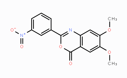 CAS No. 331461-74-6, 6,7-Dimethoxy-2-(3-nitrophenyl)-4H-3,1-benzoxazin-4-one