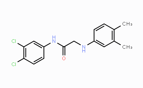 CAS No. 298215-75-5, N-(3,4-Dichlorophenyl)-2-(3,4-dimethylanilino)acetamide