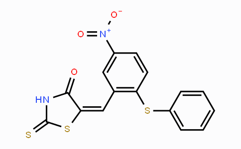 CAS No. 1055977-25-7, 5-{[5-Nitro-2-(phenylsulfanyl)phenyl]methylene}-2-thioxo-1,3-thiazolan-4-one