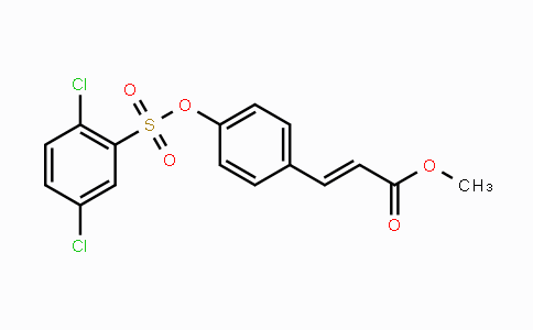 CAS No. 298215-97-1, Methyl 3-(4-{[(2,5-dichlorophenyl)sulfonyl]oxy}phenyl)acrylate