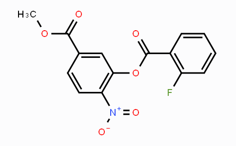 CAS No. 298217-78-4, Methyl 3-[(2-fluorobenzoyl)oxy]-4-nitrobenzenecarboxylate