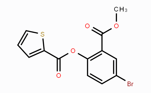 CAS No. 297150-13-1, 4-Bromo-2-(methoxycarbonyl)phenyl 2-thiophenecarboxylate