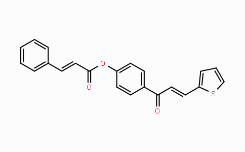 CAS No. 297150-15-3, 4-[3-(2-Thienyl)acryloyl]phenyl 3-phenylacrylate