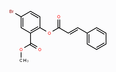 CAS No. 301193-49-7, Methyl 5-bromo-2-(cinnamoyloxy)benzenecarboxylate