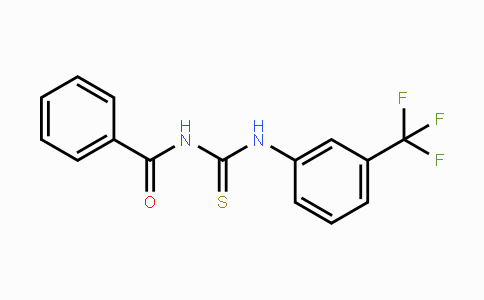CAS No. 89069-94-3, N-Benzoyl-N'-[3-(trifluoromethyl)phenyl]thiourea