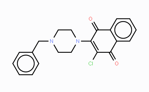 CAS No. 104309-93-5, 2-(4-Benzylpiperazino)-3-chloronaphthoquinone
