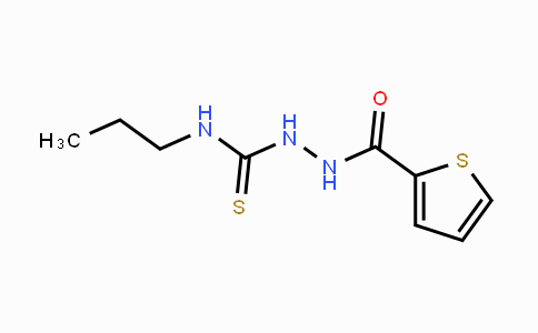 CAS No. 329777-53-9, N-Propyl-2-(2-thienylcarbonyl)-1-hydrazinecarbothioamide